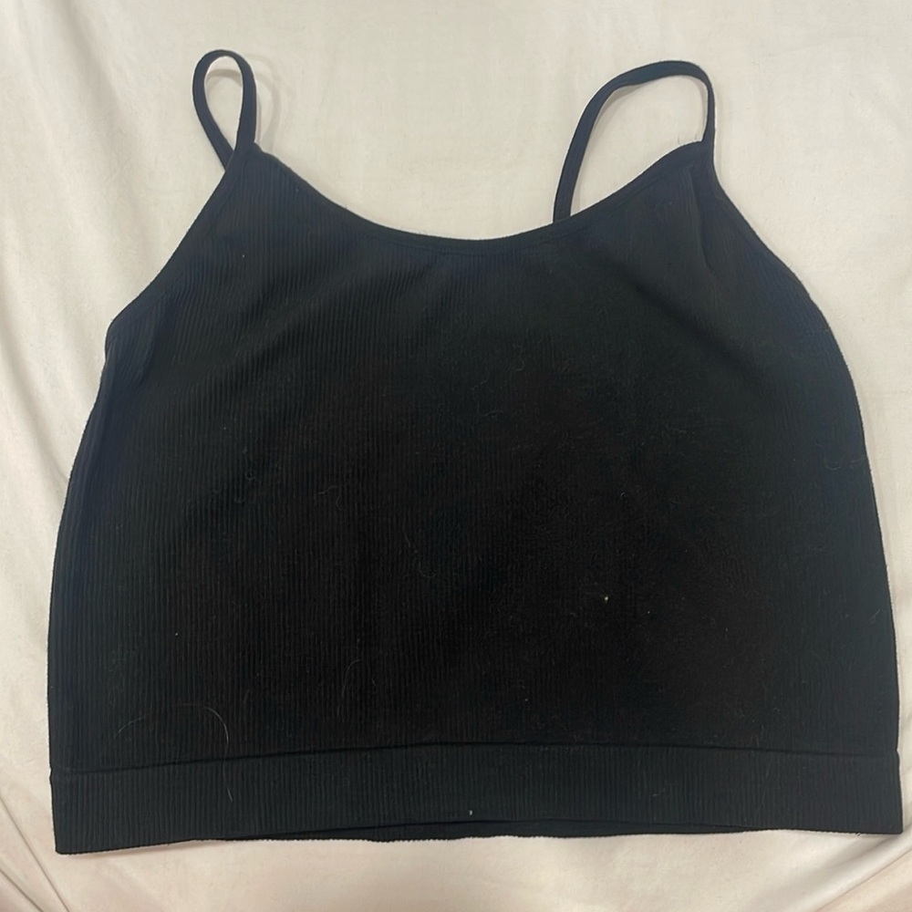 black tank top